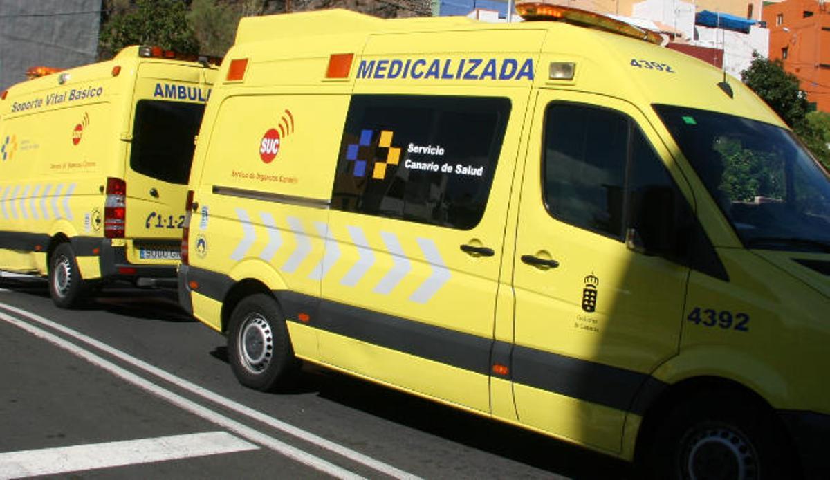 Ambulancias del SUC en una imagen de archivo.