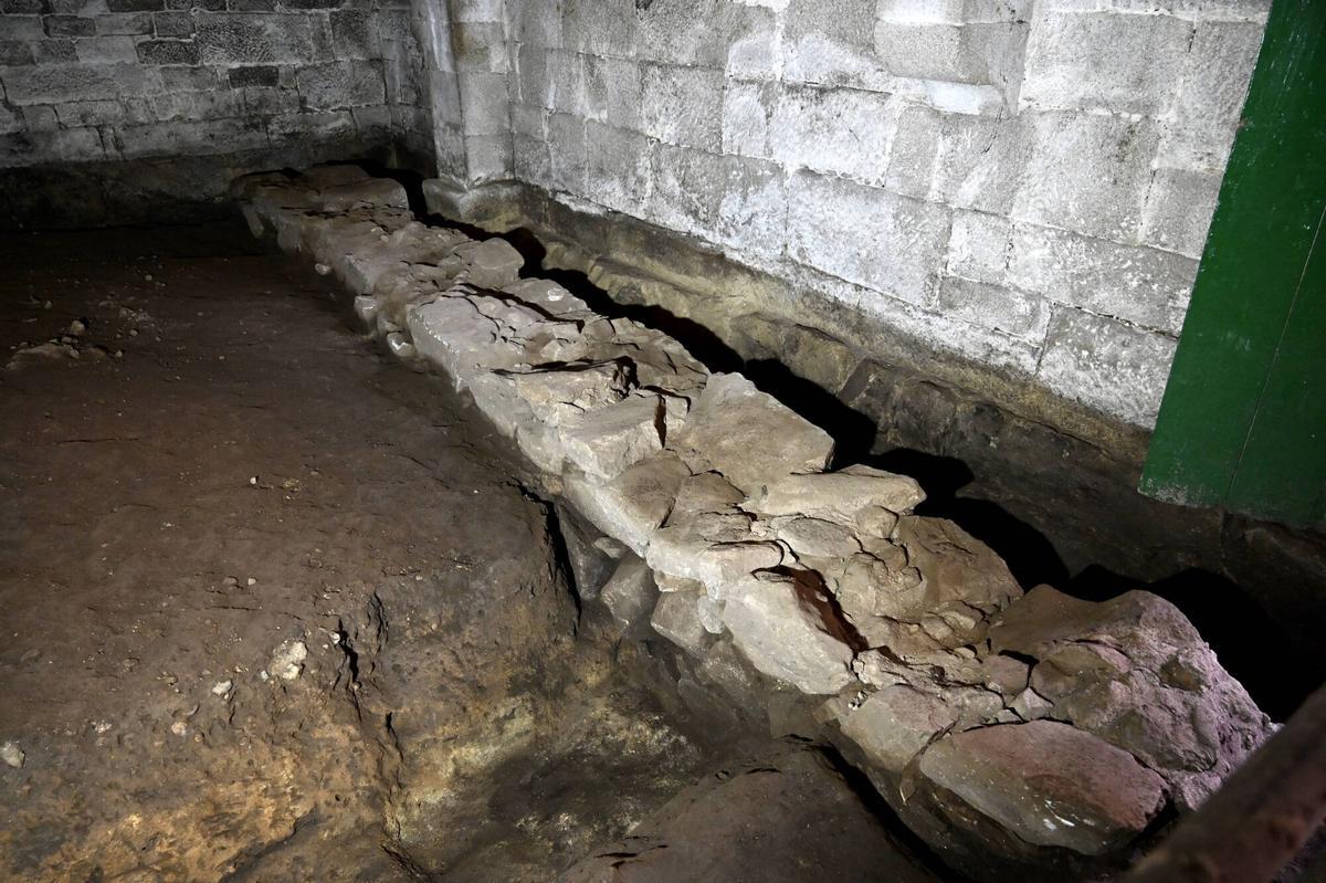 PONTEVEDRA.Estado de las excavaciones arqueológicas en el Convento de Santa Clara