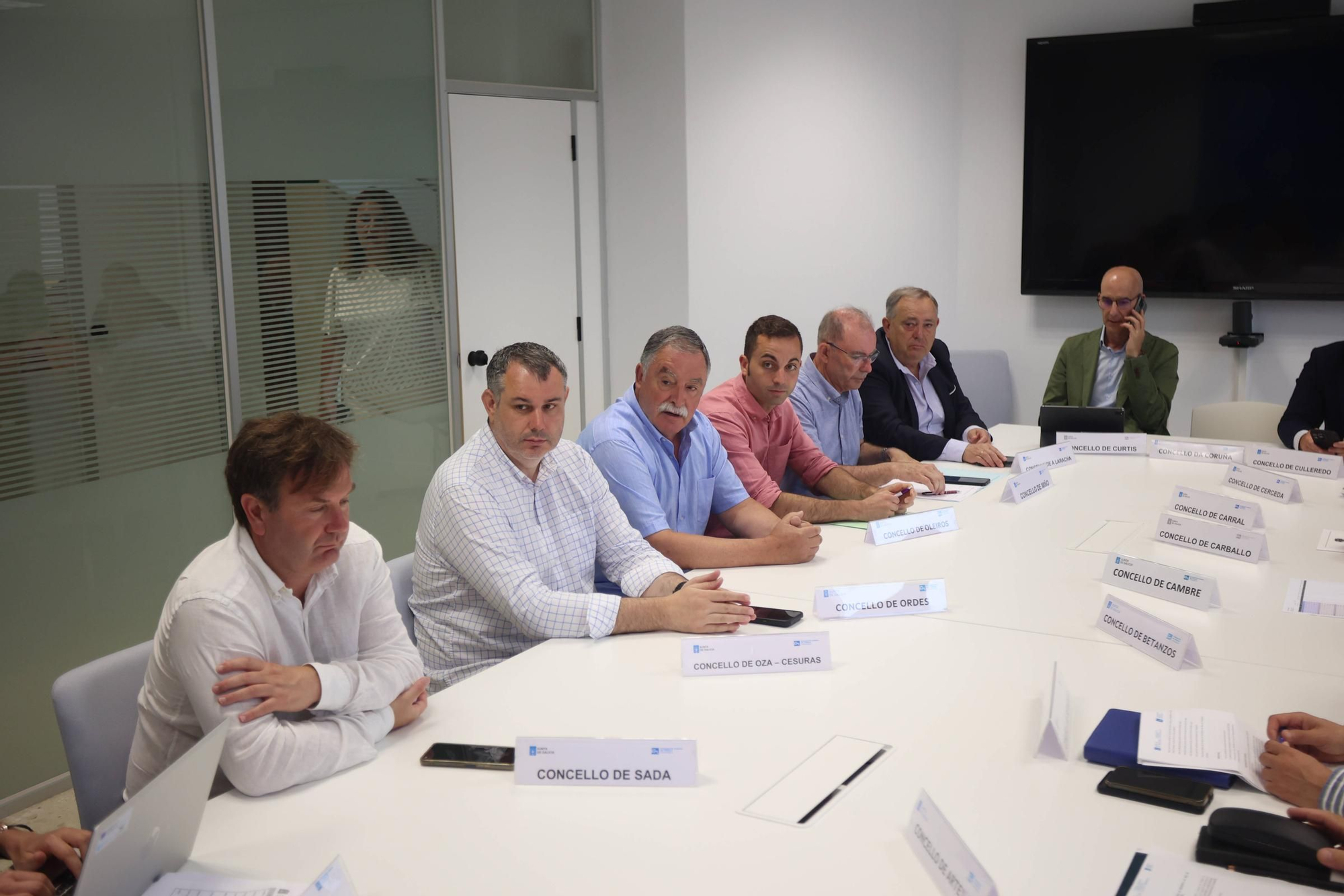 Reunión en A Coruña de la comisión de seguimiento del Área de Transporte Metropolitano