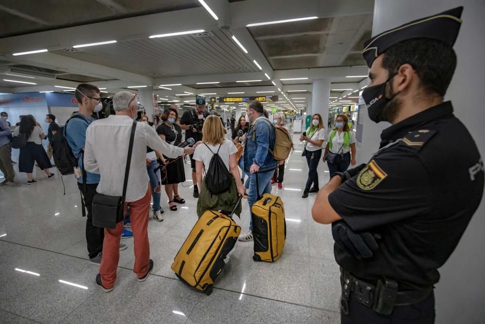 Los primeros turistas postcoronavirus ya disfrutan de Mallorca