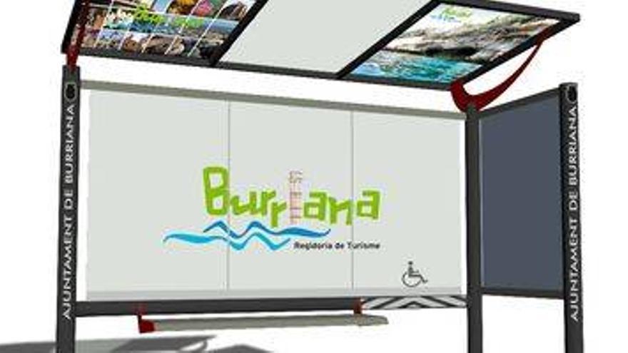Burriana ofrecerá soportes publicitarios a las 
empresas locales en las nuevas marquesinas de autobús