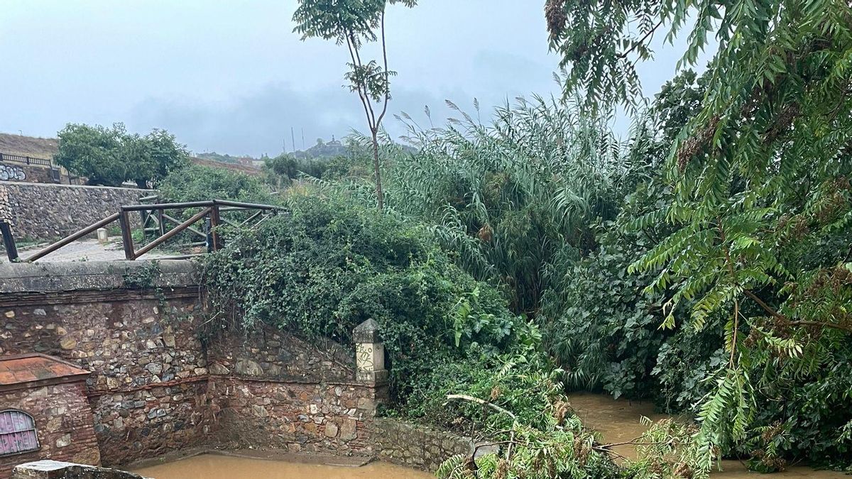 Fotogalería | Así afecta el temporal de lluvia y viento en Cáceres: Ribera del Marco