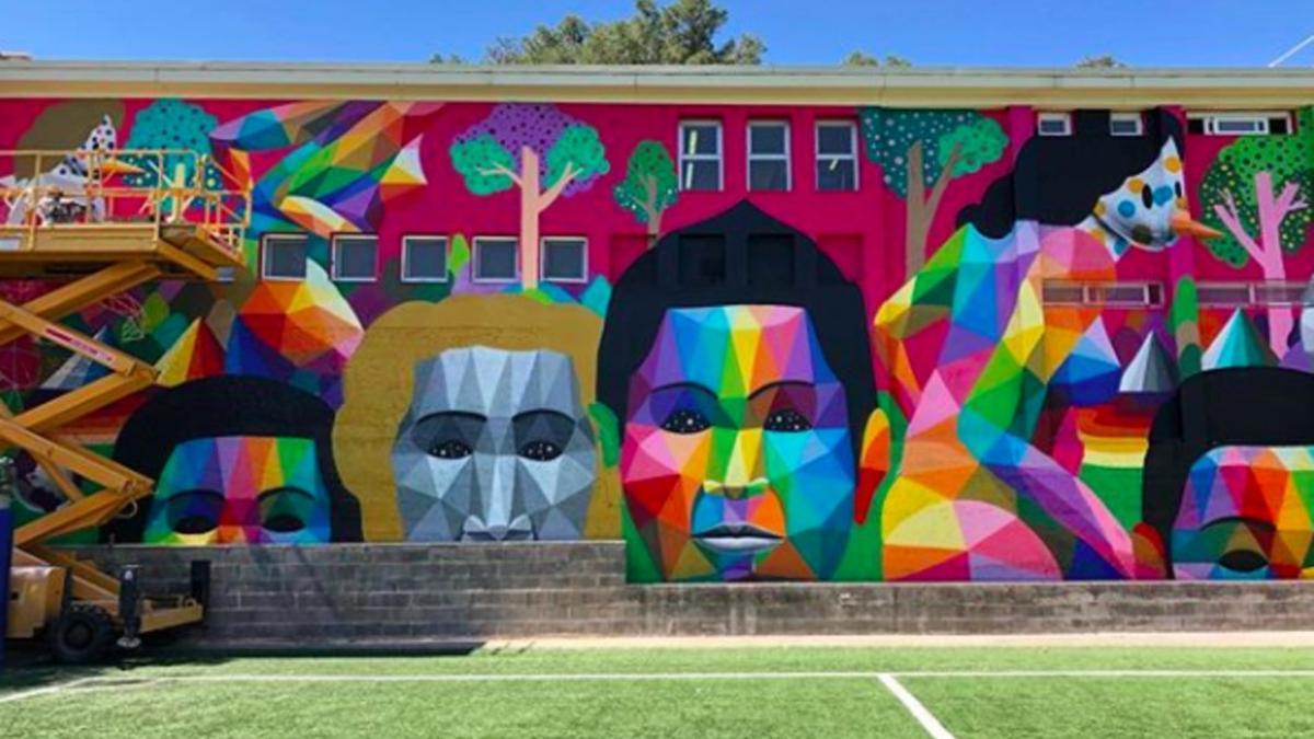 Mural de Okuda en Gavà