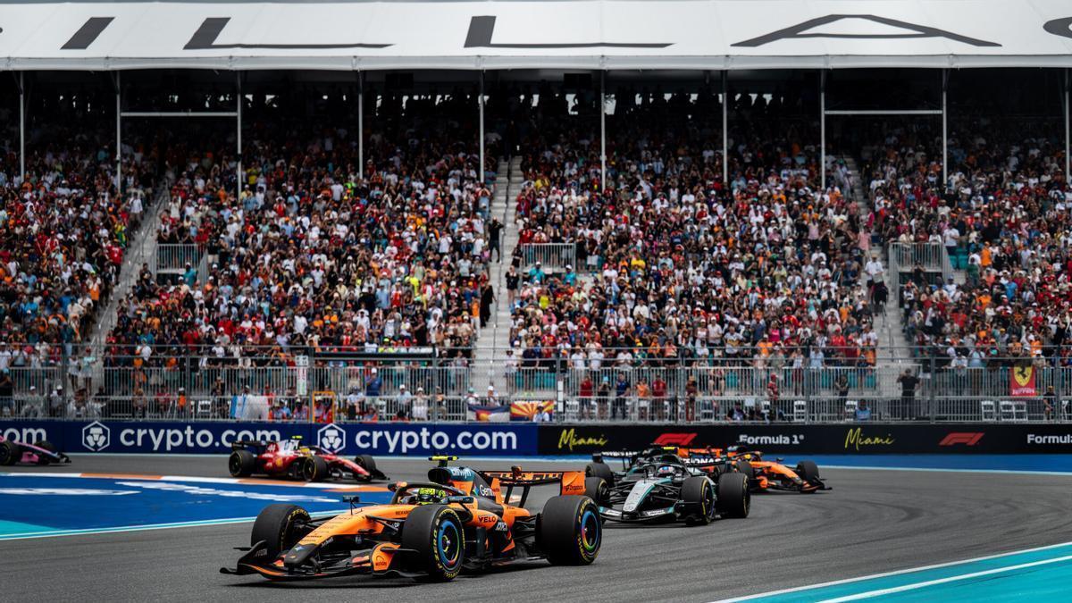 Acción durante el pasado GP de Miami