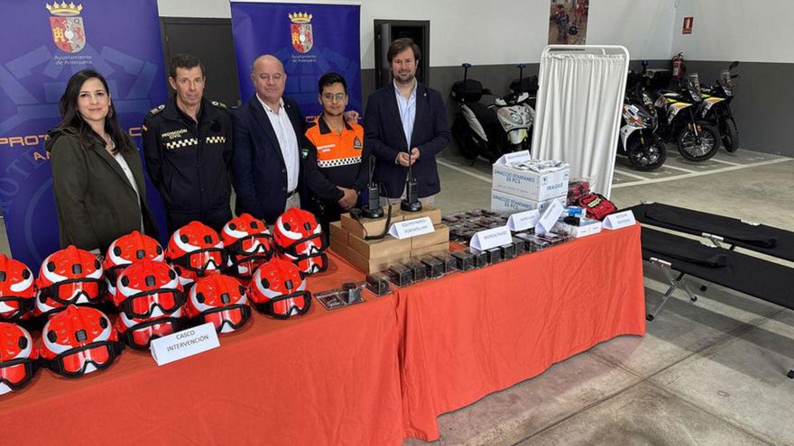 Antequera adquiere  nuevo material para Protección Civil