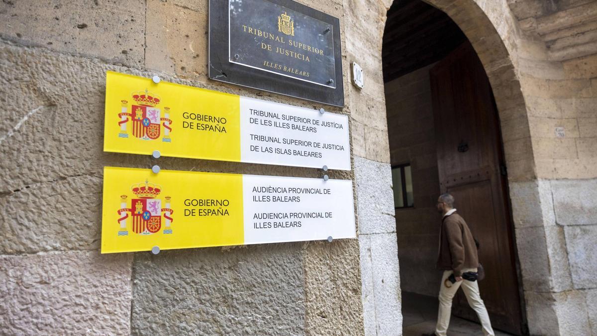 La sede de la Audiencia Provincial, en Palma de Mallorca.
