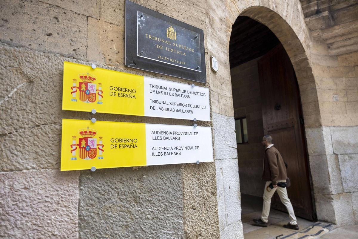 La sede de la Audiencia Provincial, en Palma de Mallorca.