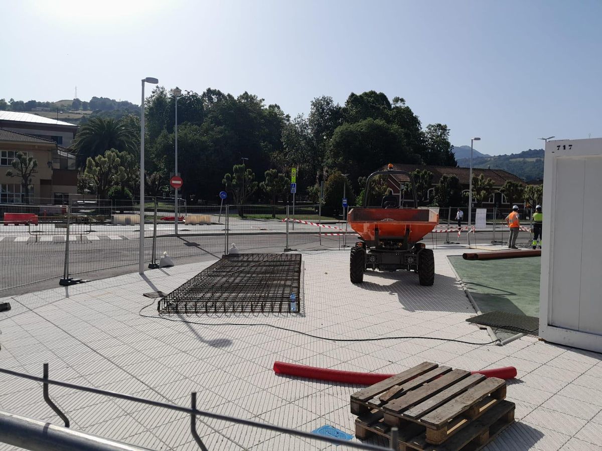 Las obras en Pola de Laviana