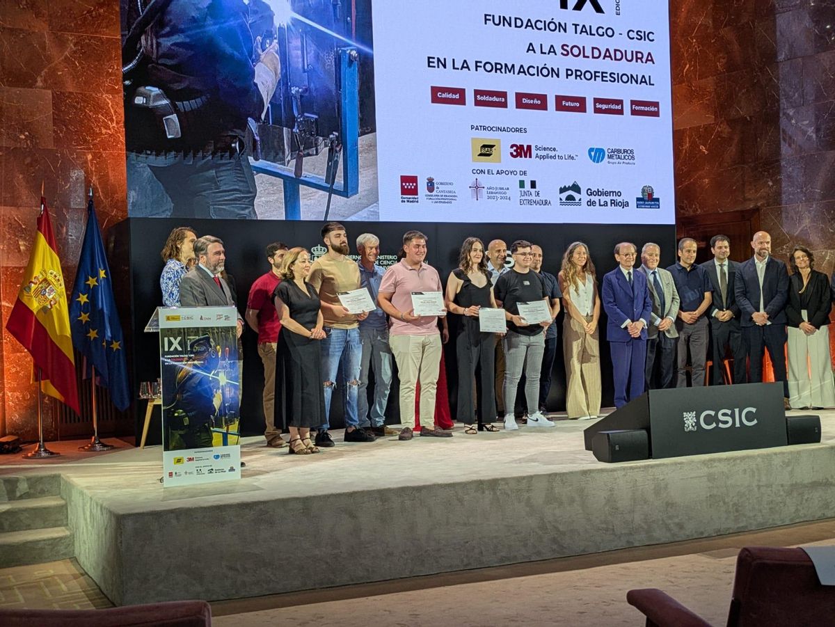 Entrega de los IX Premios a la Soldadura en la Formación Profesional de Talgo y el CSIC.