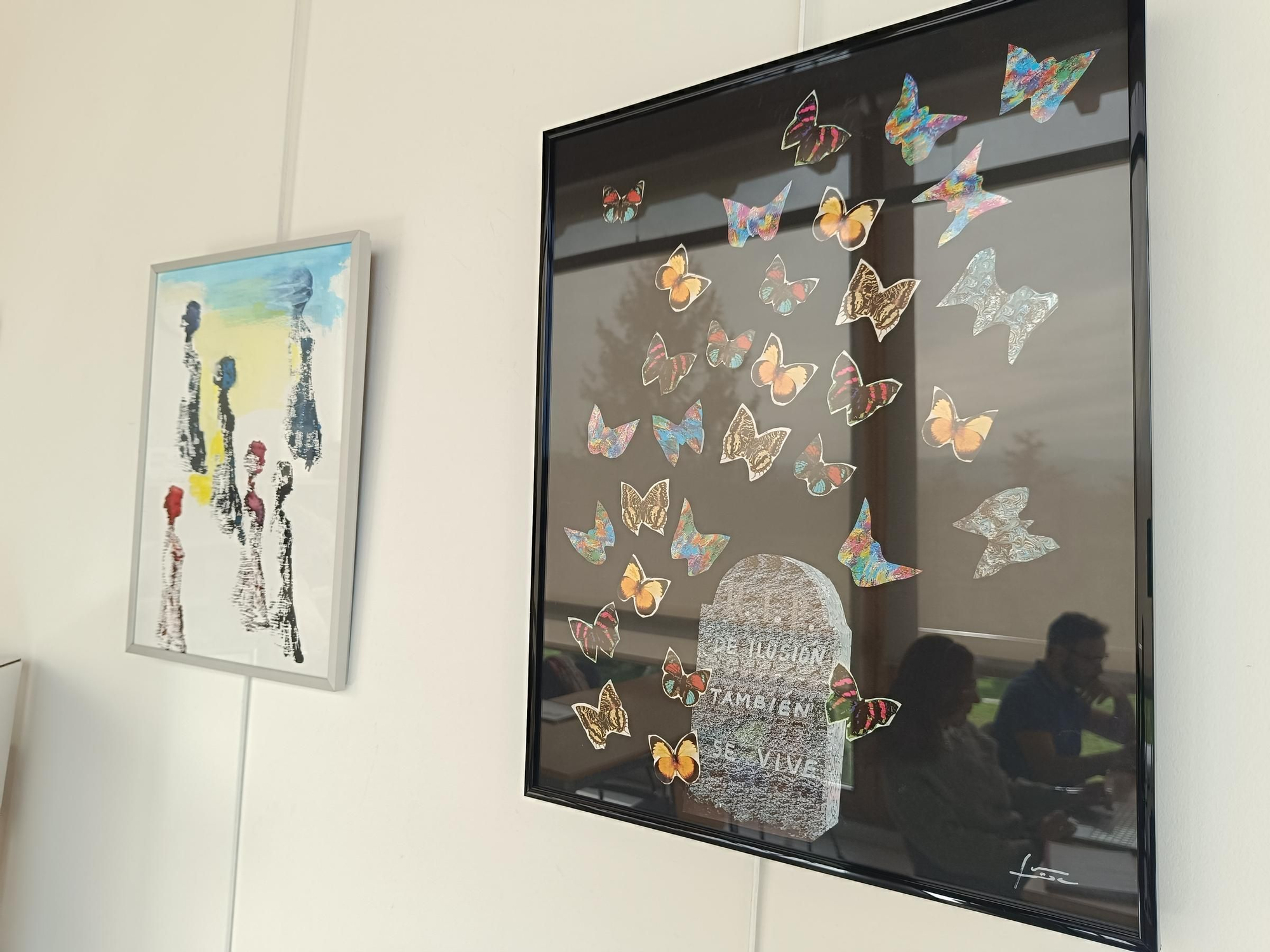La búsqueda del placer protagoniza la exposición de Luis Vega en Llanera