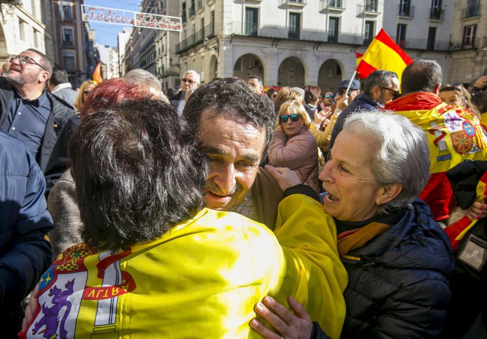 Manifestación en Alicante contra el gobierno de Pedro Sánchez