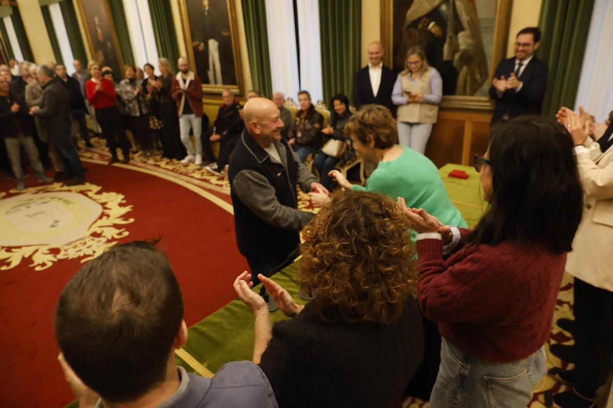 Así fue la emotiva despedida a los trabajadores jubilados del Ayuntamiento de Gijón (en imágenes)