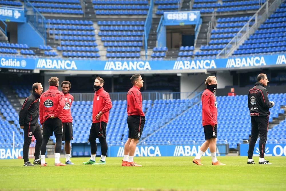 Entrenamiento en Riazor (20/12/18)