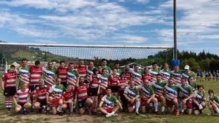 Fiesta del deporte en La Morgal: el torneo solidario de rugby de Llanera supera los mil jugadores