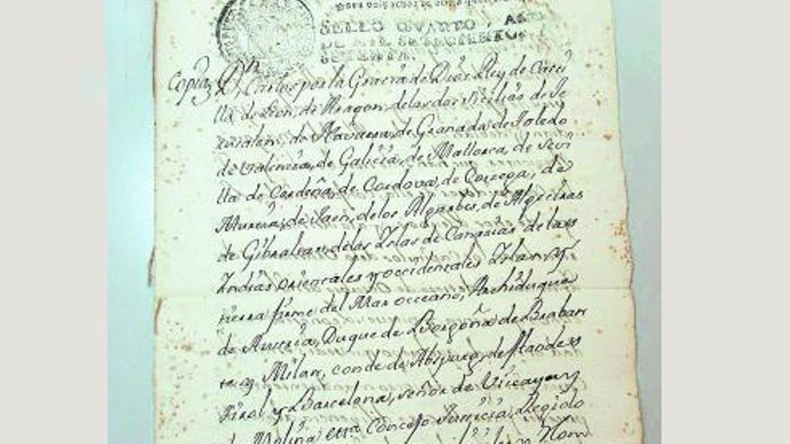 Nombramiento de Pedro José de Guizaburuaga como alcalde mayor, el 9 de agosto de 1770.