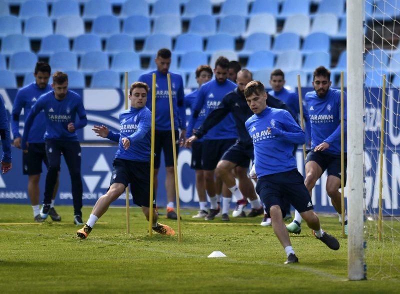 El Real Zaragoza se prepara para el 'derbi' de mañana