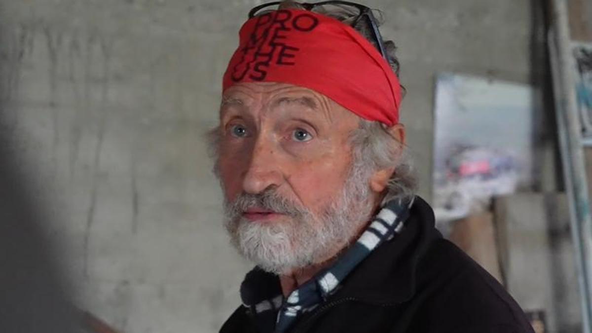 Franco (77 años), el hombre que vive aislado a 1.800 metros en Italia.