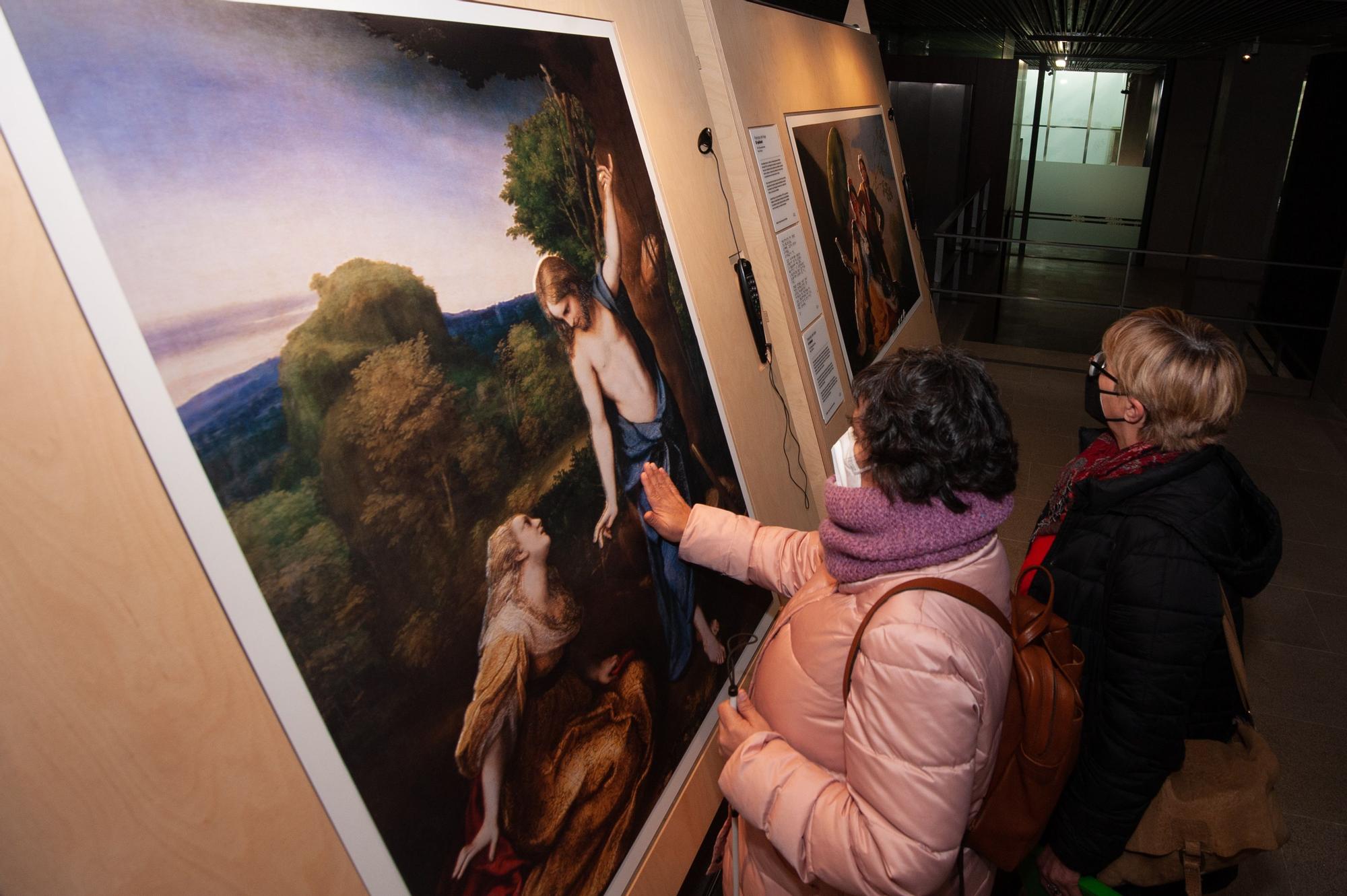 La muestra itinerante inclusiva Hoy toca el Prado llega al Museo de Bellas Artes de A Coruña