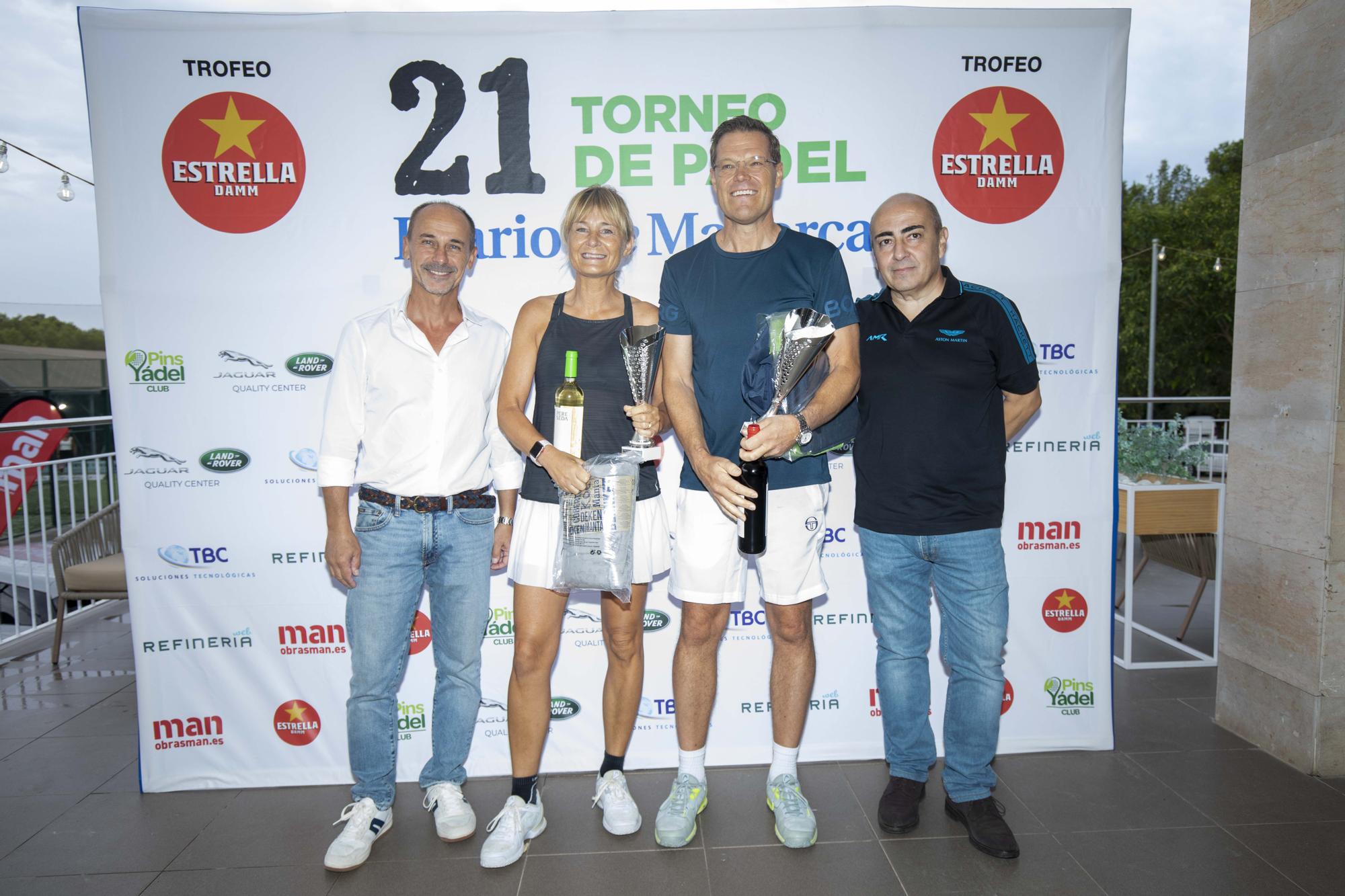 Entrega de premios: 21 Torneo de Pádel Diario de Mallorca, Trofeo Estrella Damm