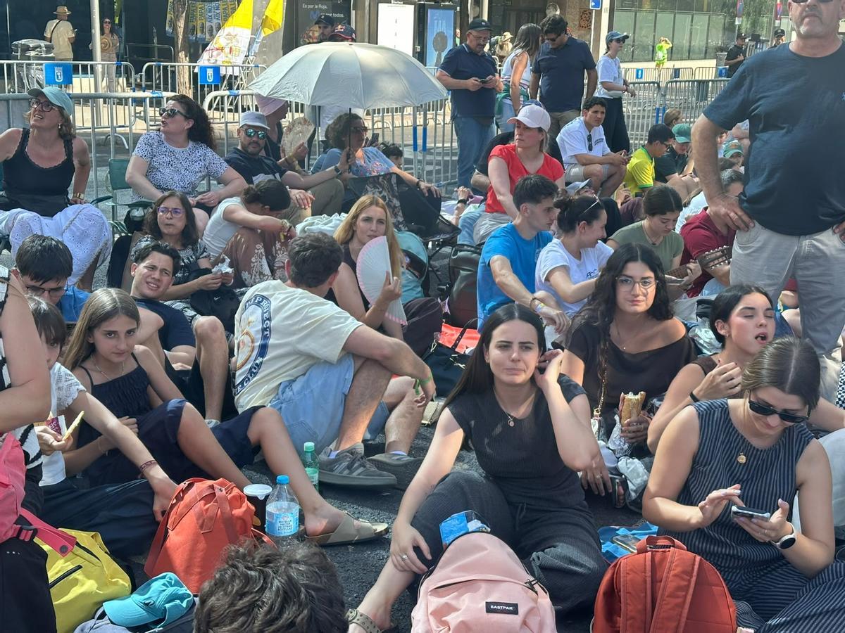Los murcianos arropan al Papa León XIV en la jornada del domingo