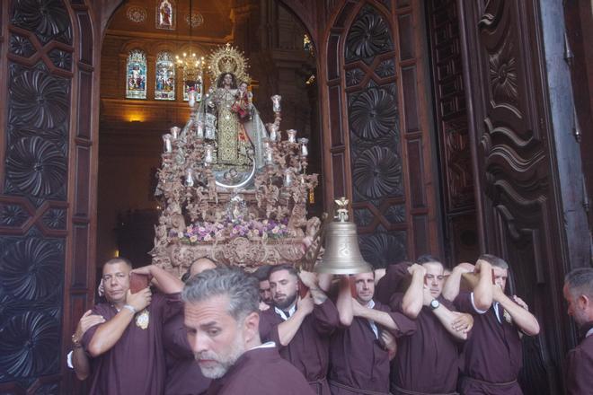 La procesión de la Virgen del Carmen Coronada de El Perchel, en imágenes