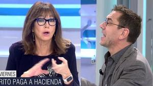 Ana Rosa Quintana y Juan Carlos Monedero