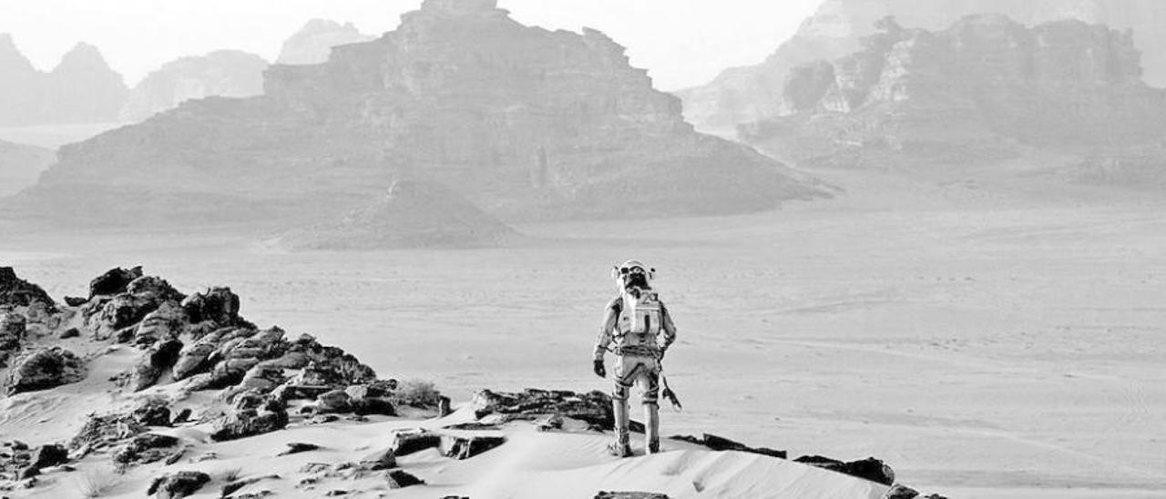 Matt Damon, de paseo por Marte.