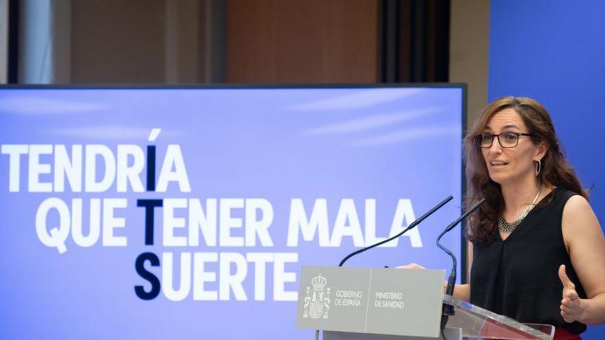 Mónica García, ayer, en la presentación de la campaña. | F. Sánchez
