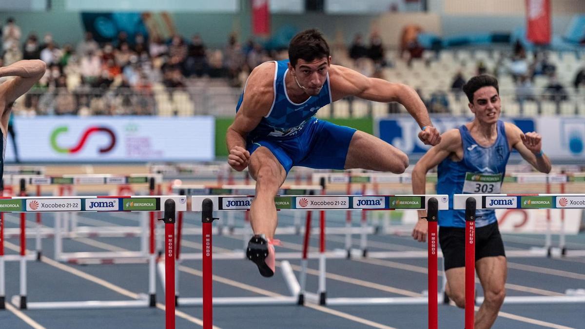 Quique Llopis en un campeonato de España