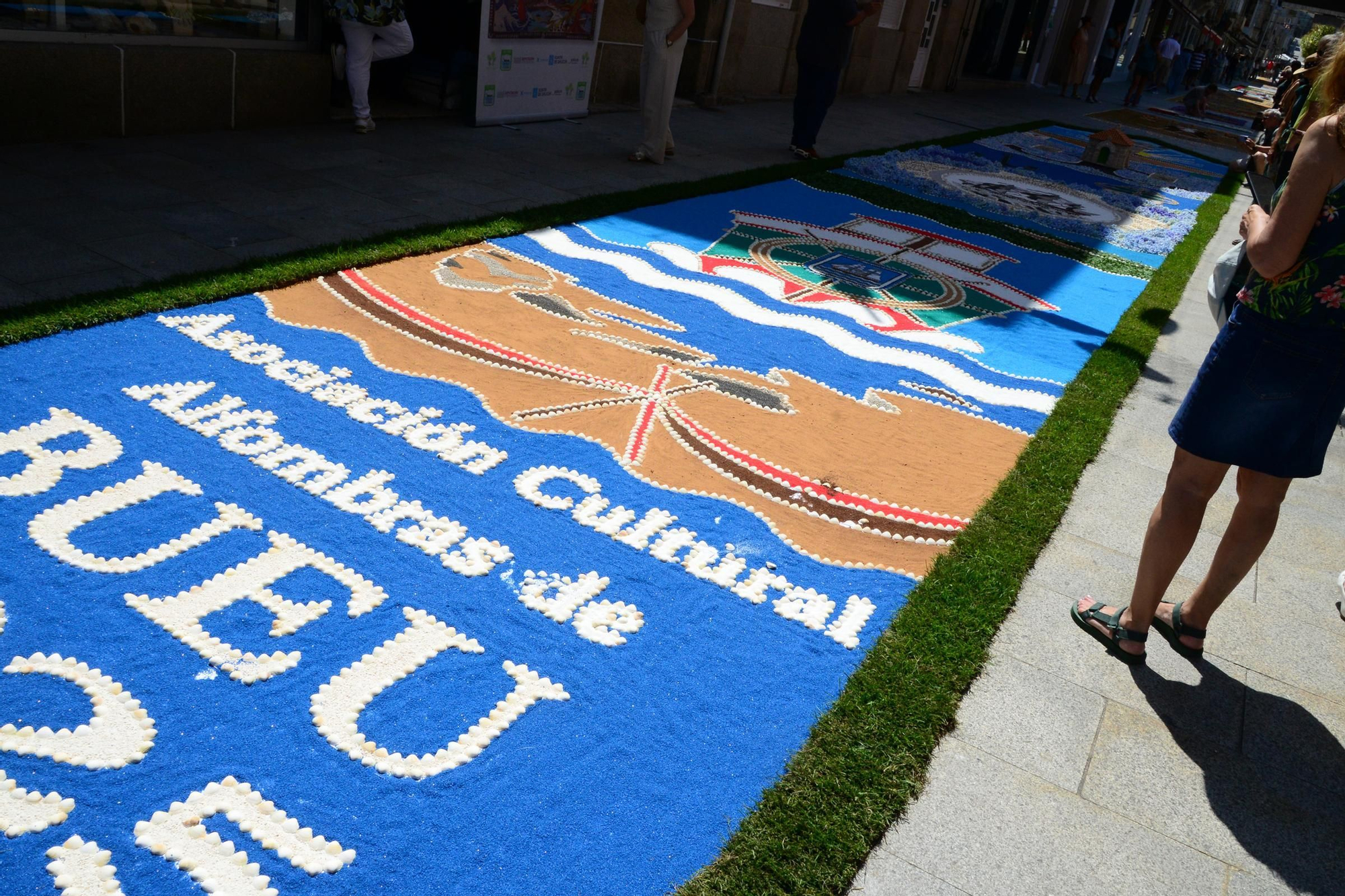 La fiesta de las alfombras florales del Corpus en Bueu (III)