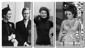 Tres de las mejores clientas de la historia de Cartier: Wallis Simpson, duquesa de Windsor, Jackie Kennedy-Onassis y Elizabeth Taylor.