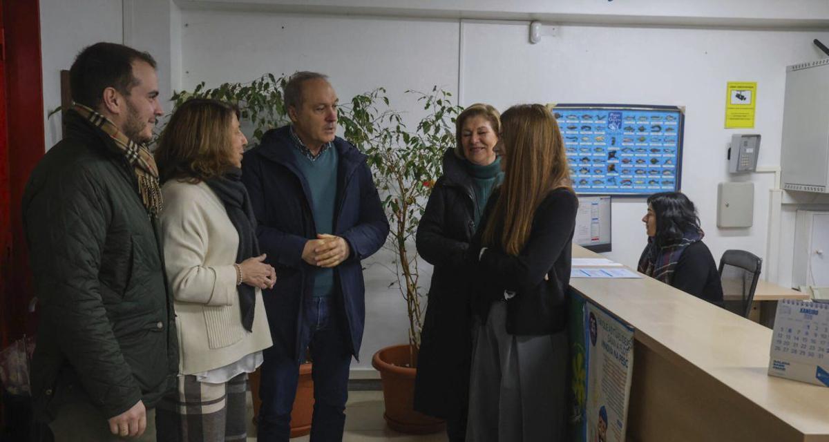 Visita de Reguera a la delegación comarcal de Mar | IÑAKI ABELLA