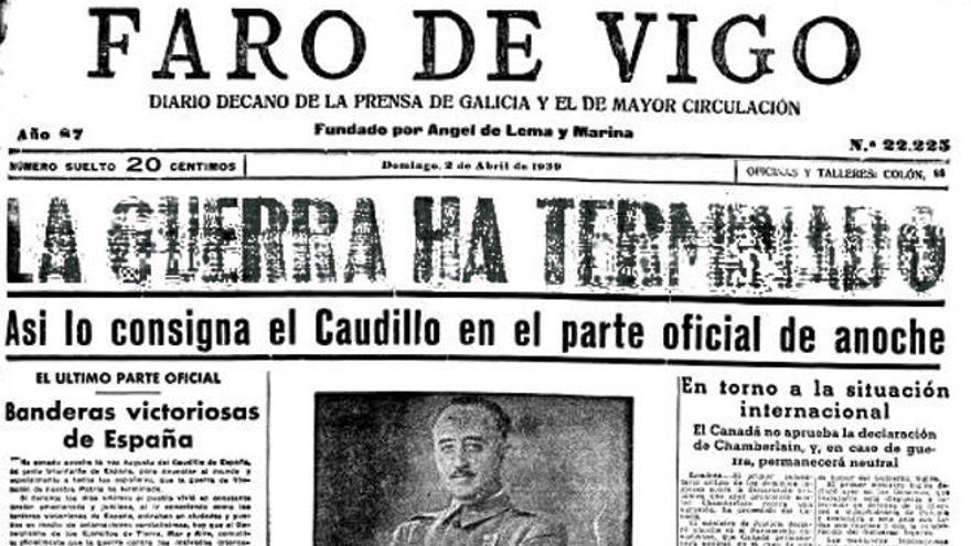 1 de abril de 1939: La guerra ha terminado