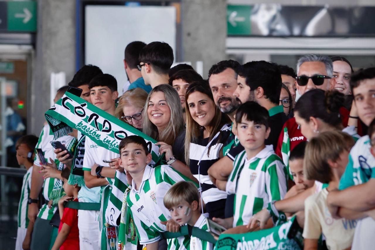 La despedida del equipo blanquiverde, en imágenes