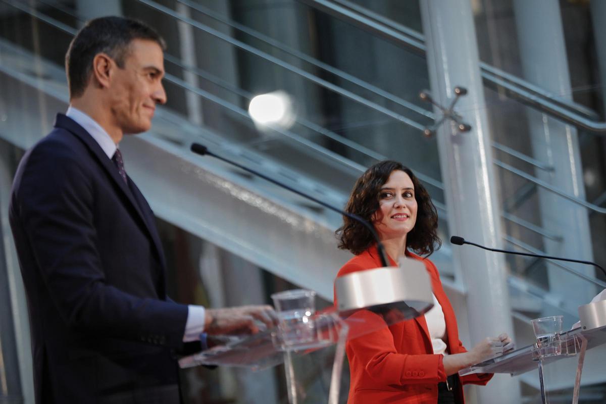 Pedro Sánchez e Isabel Díaz Ayuso, en una imagen de archivo.