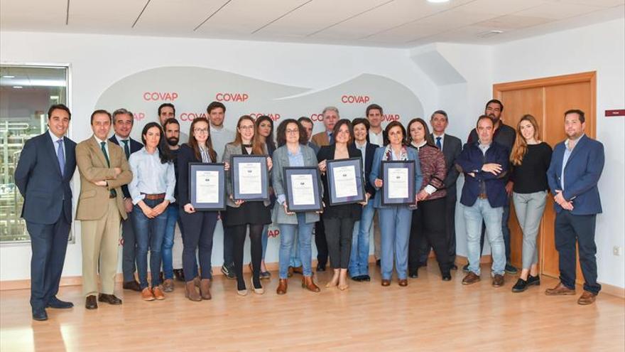 Covap recibe la certificación Aenor por su calidad desde el origen