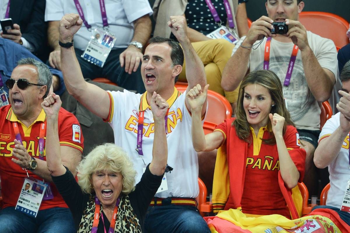 Don Felipe y doña Letizia en los Juegos Olímpicos de Londres 2012