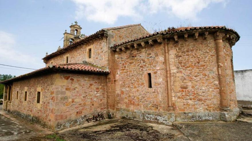 La iglesia de Manzaneda.