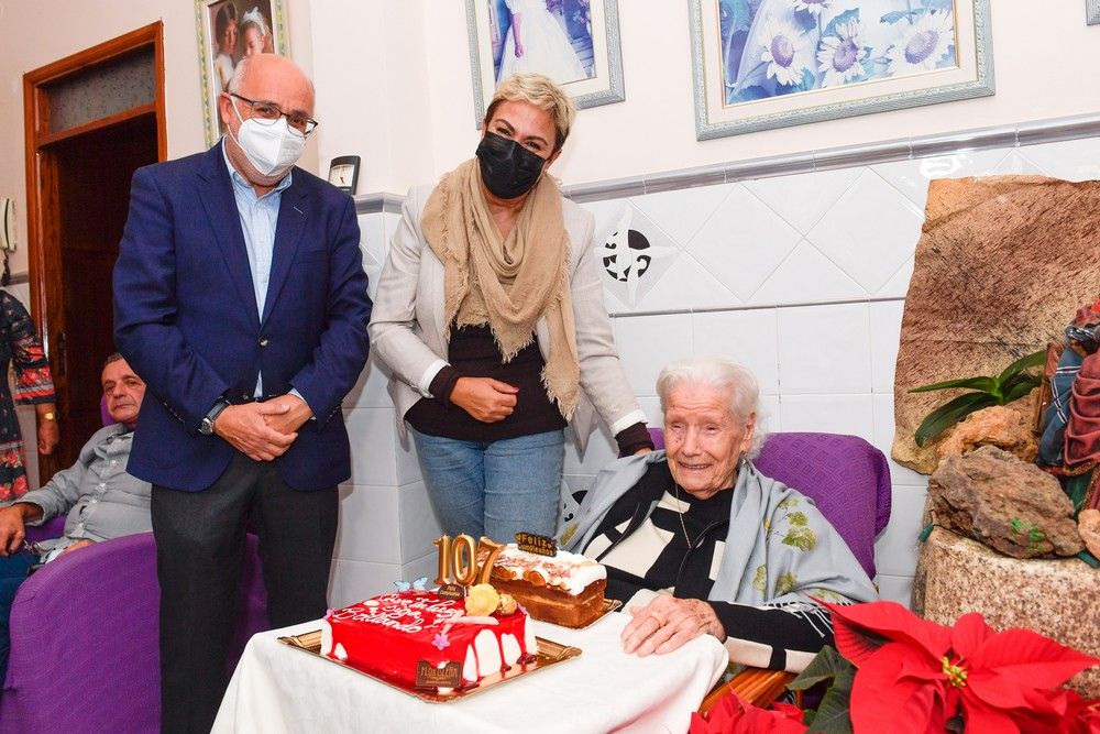 La mujer más longeva del sureste, Agustina García, cumple 107 años