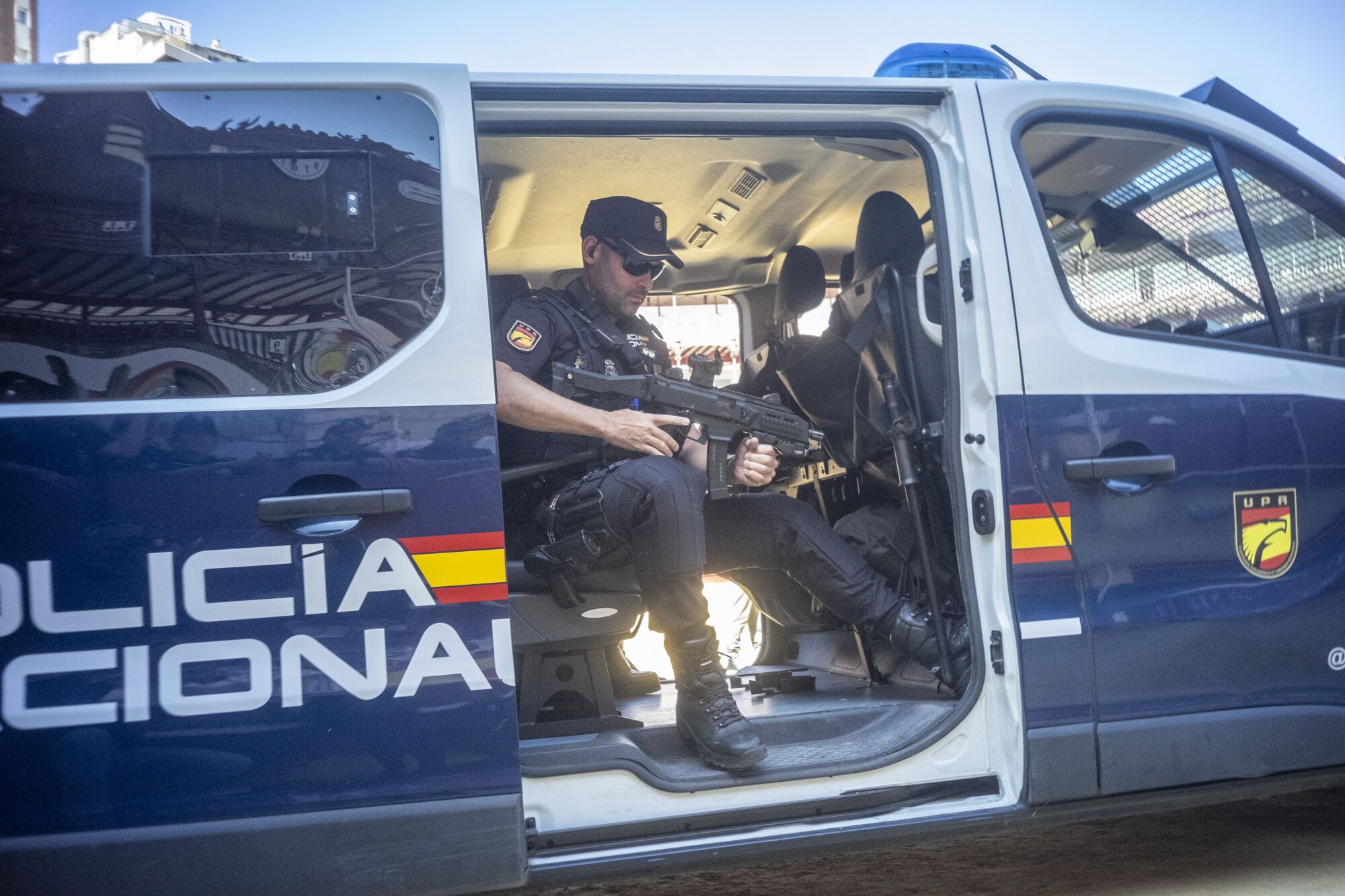 Exhibición de la Policía Nacional