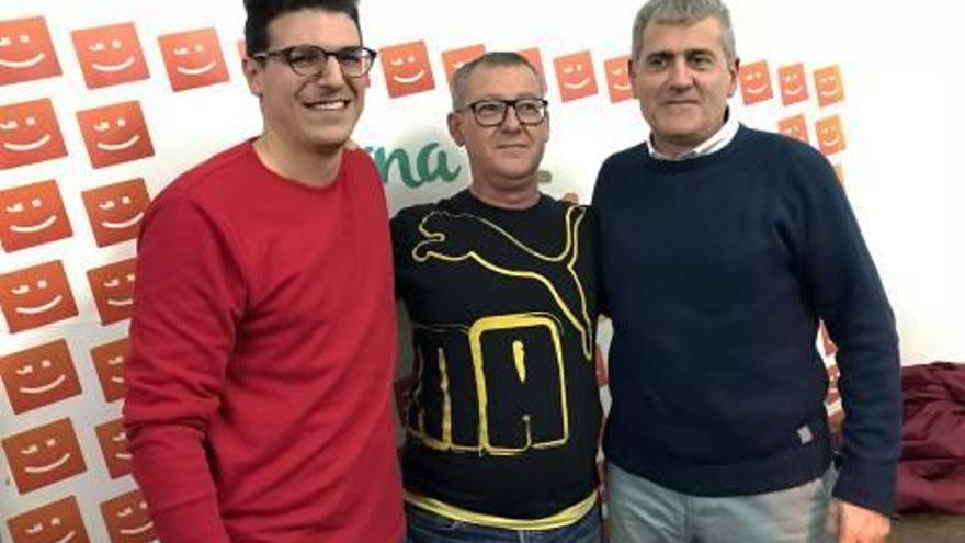 Sergio Agueitos, Llorenç Román y Joan Ramon Gomis.