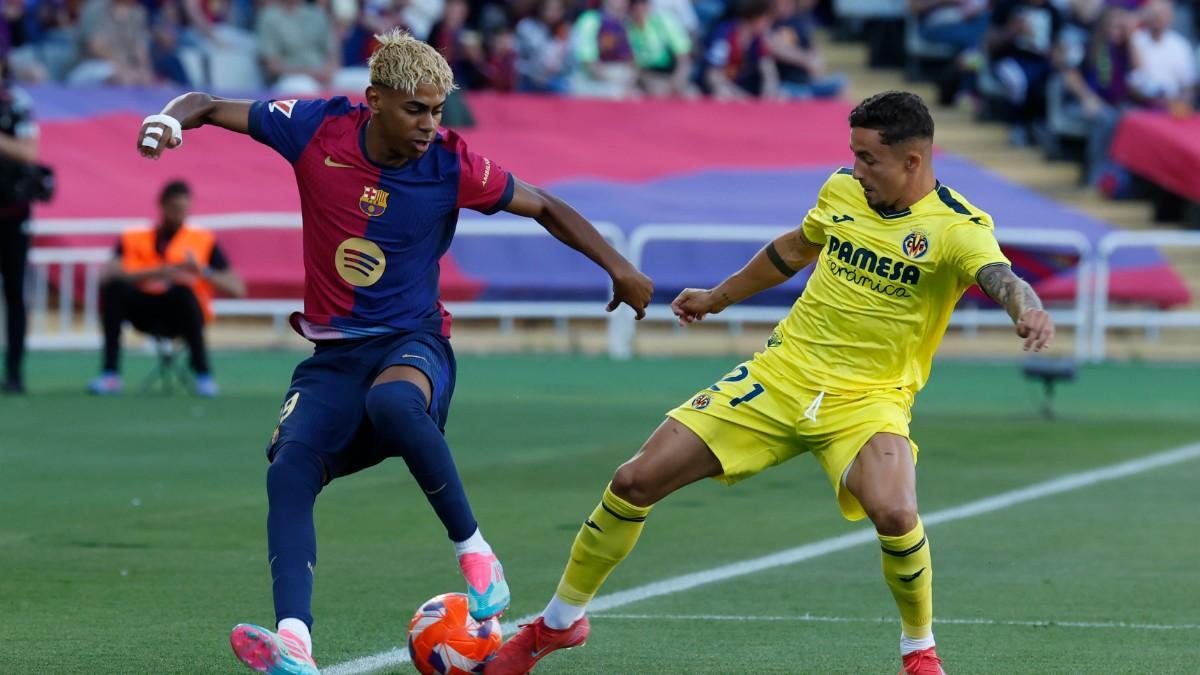 Lamine ante el Villareal