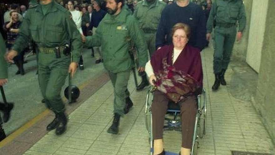 Carmen Carballo en 1998 cuando declaró.  // J.L. Oubiña