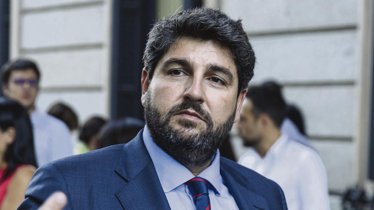 Fernando López Miras, presidente de la Región de Murcia y líder del PPRM.