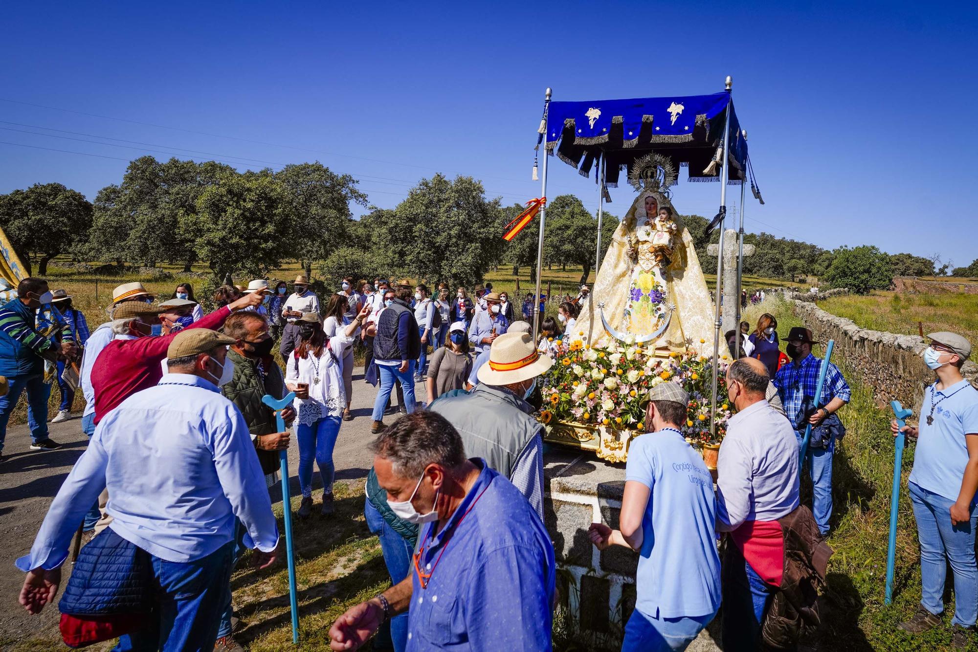 La Virgen de Luna llega a Villanueva de Córdoba