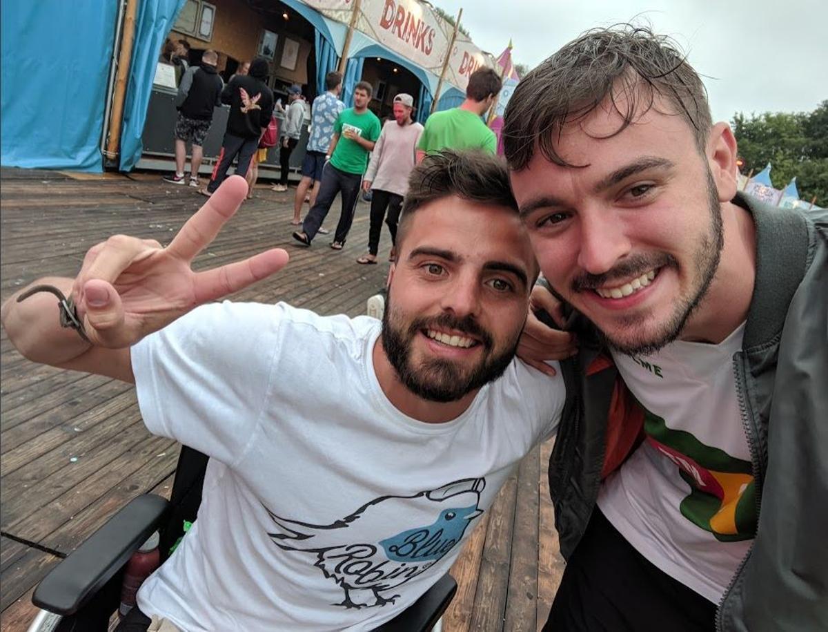 Pelayo, junto a Manu Alenda, el pasado verano, en el festival Tomorrowland