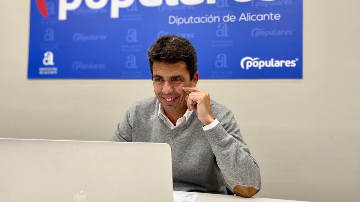 El presidente de la Diputación, Carlos Mazón