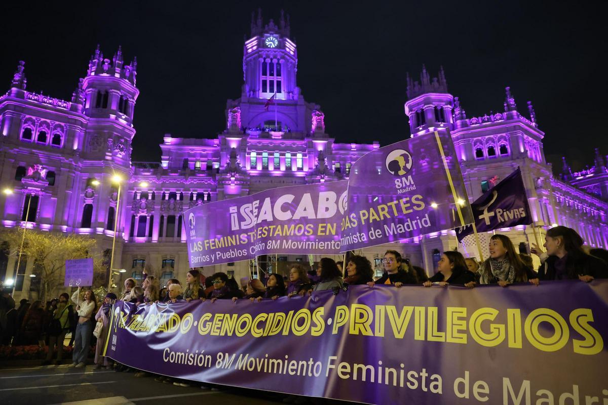 Madrid se moviliza el 8M, día internacional de la mujer