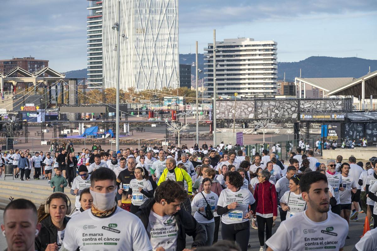 Barcelona corre contra el cáncer en el Fòrum