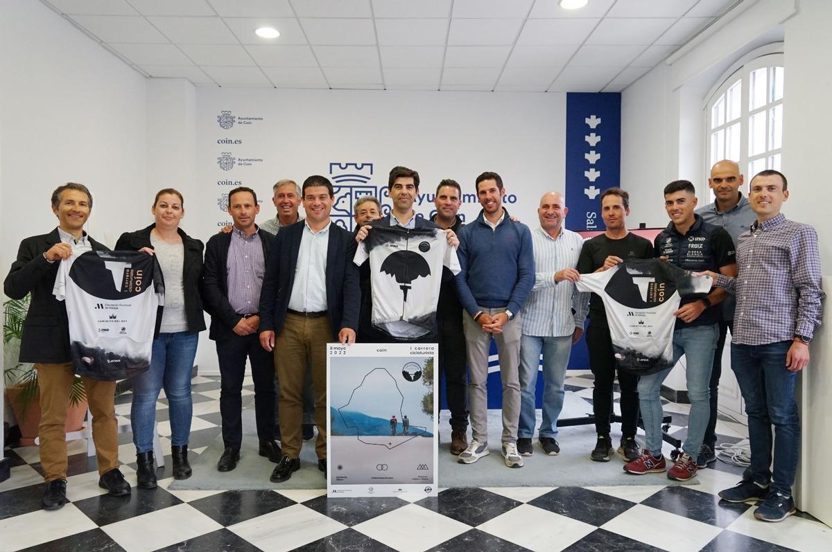 Presentación de la I Cicloturista en el Ayuntamiento de Coín.